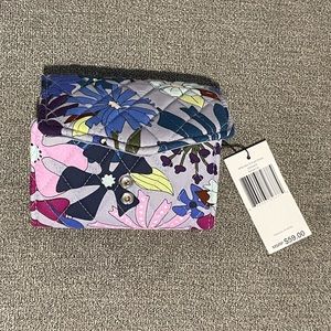 Vera Bradley RFID Trifold Wallet Bengal Lily NWT